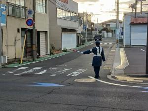 塩竈市交通安全指導員 活動の様子