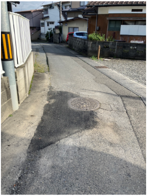 補修済み道路