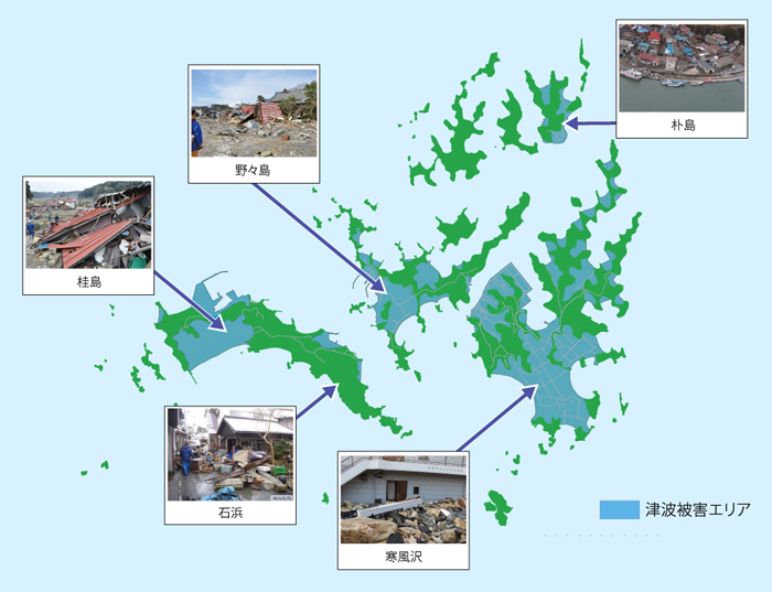 被災写真-浦戸諸島