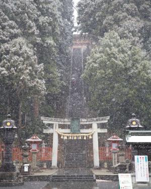 冬の神社写真