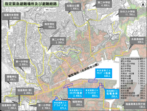指定緊急避難および避難経路
