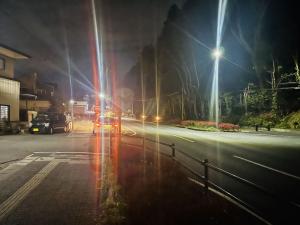 栄町街灯が点かず暗い