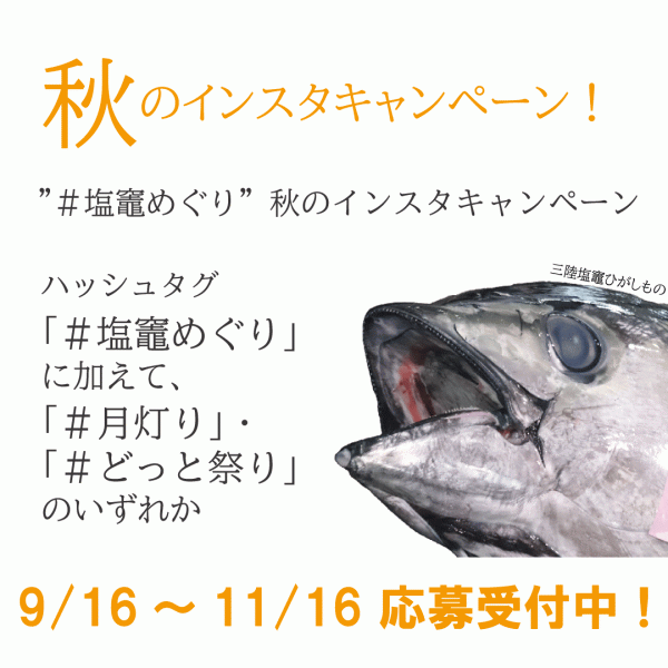 秋のインスタキャンペーン