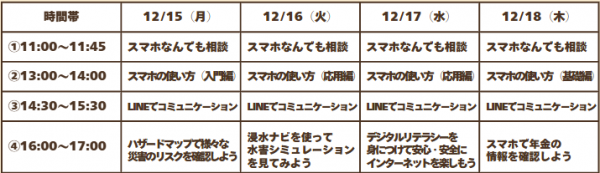 開催カレンダー